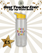 Best Teacher Ever Flip-top Water Bottle