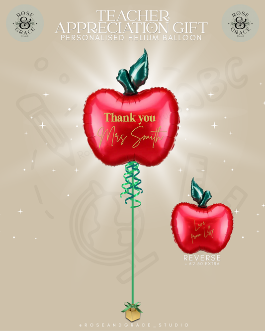Teacher Apple Balloon